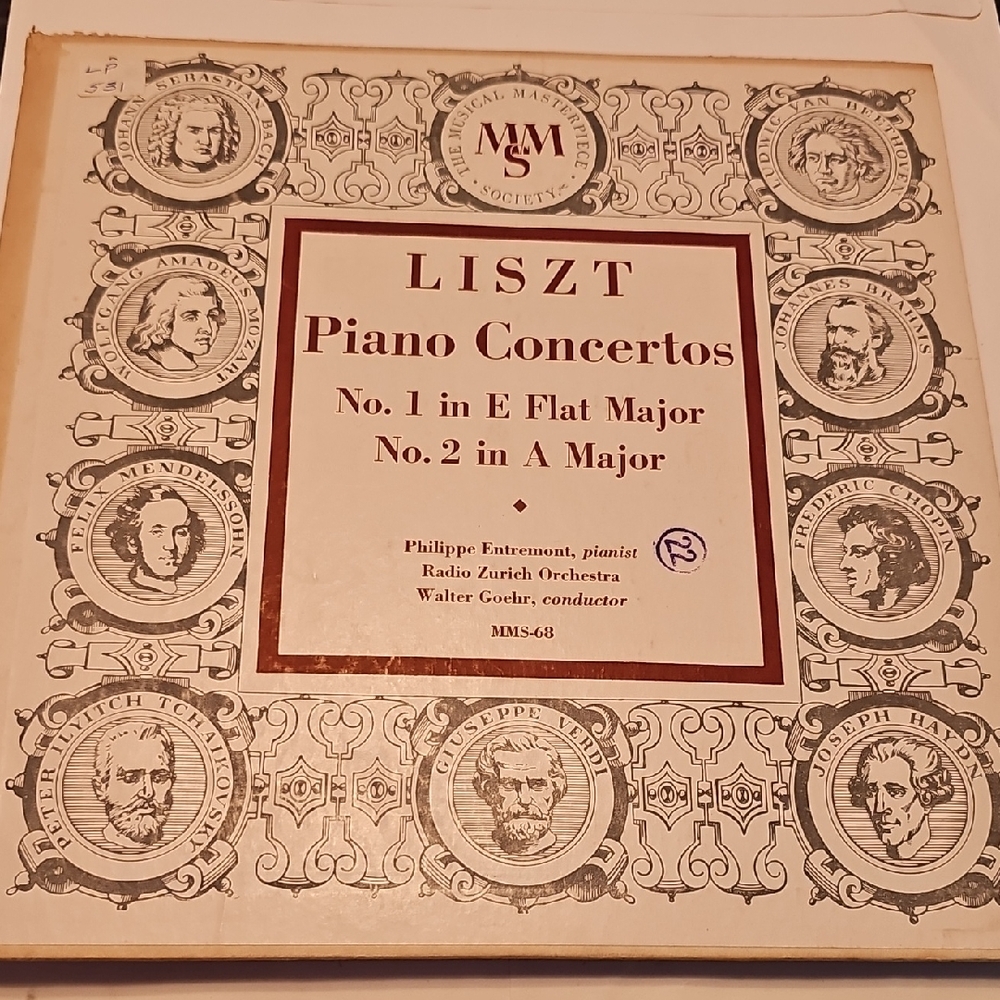Liszt Piano Cincertos No.1 In  E FLAT NO.2 IN A‎ MINOR RECORD